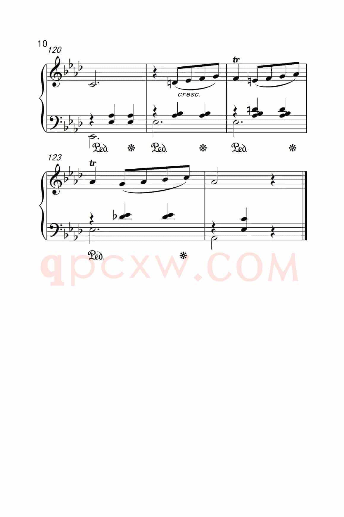 第七级2.圆舞曲 Opus posth.70 No.2（中央音乐学院 钢琴（业余）考级教程 7-9级）