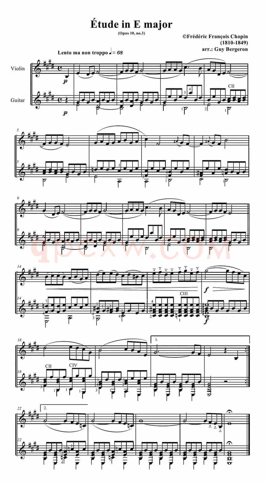离別曲（violin-guitar 版本）