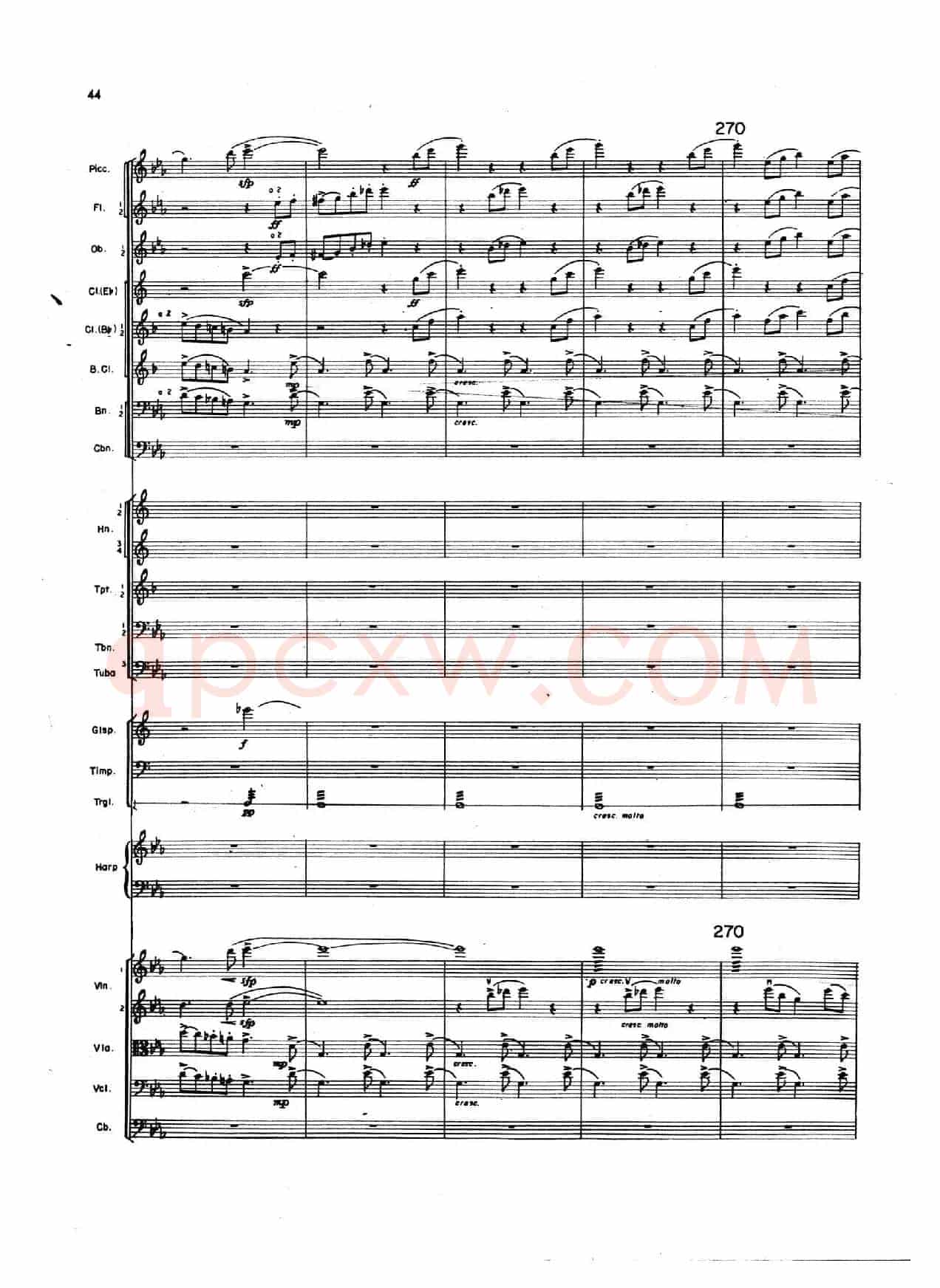 OVERTURE TO CANDIDE(《坎迪德》序曲)(交响乐总谱)