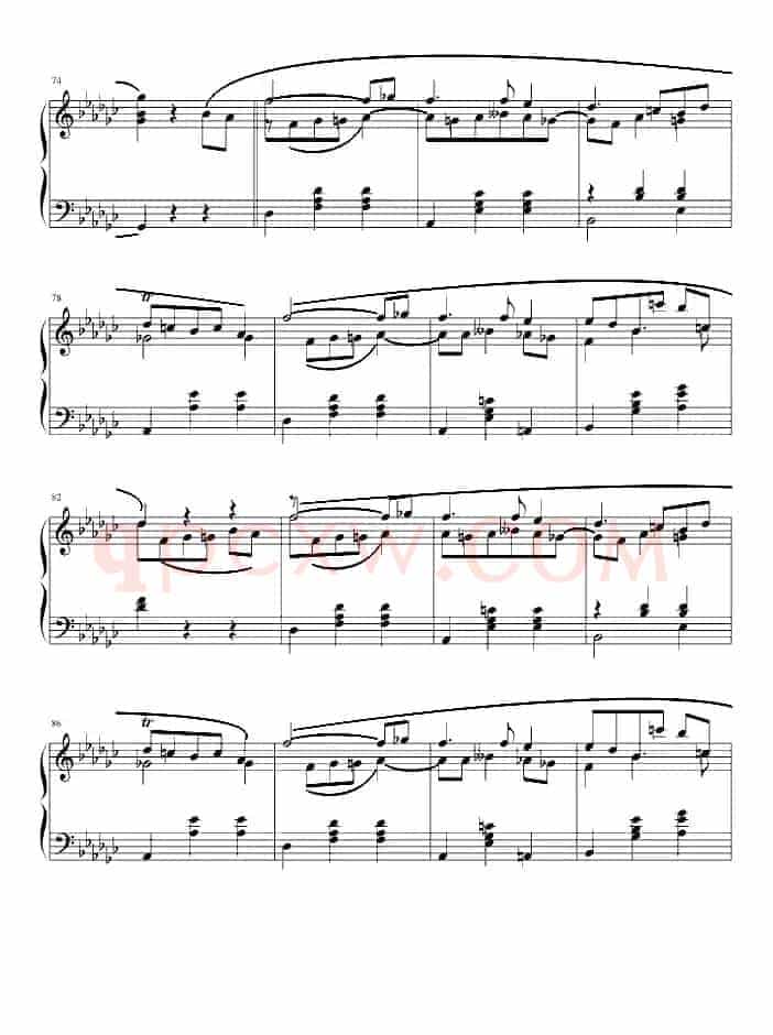 降D大调圆舞曲