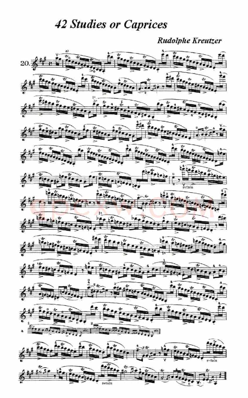 42首练习曲或隨想曲之20