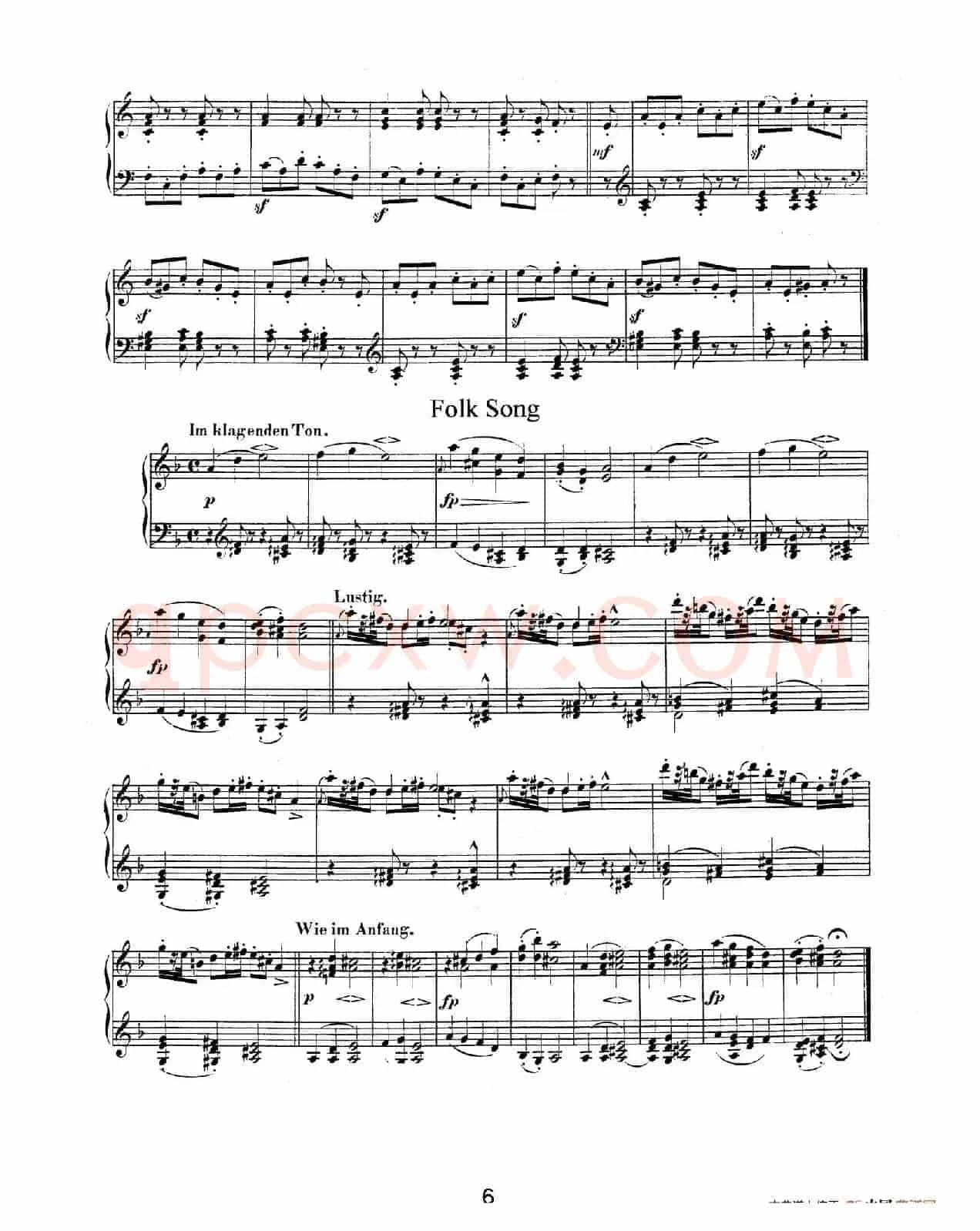 Album für die Jugend Op.68（儿童钢琴曲集）