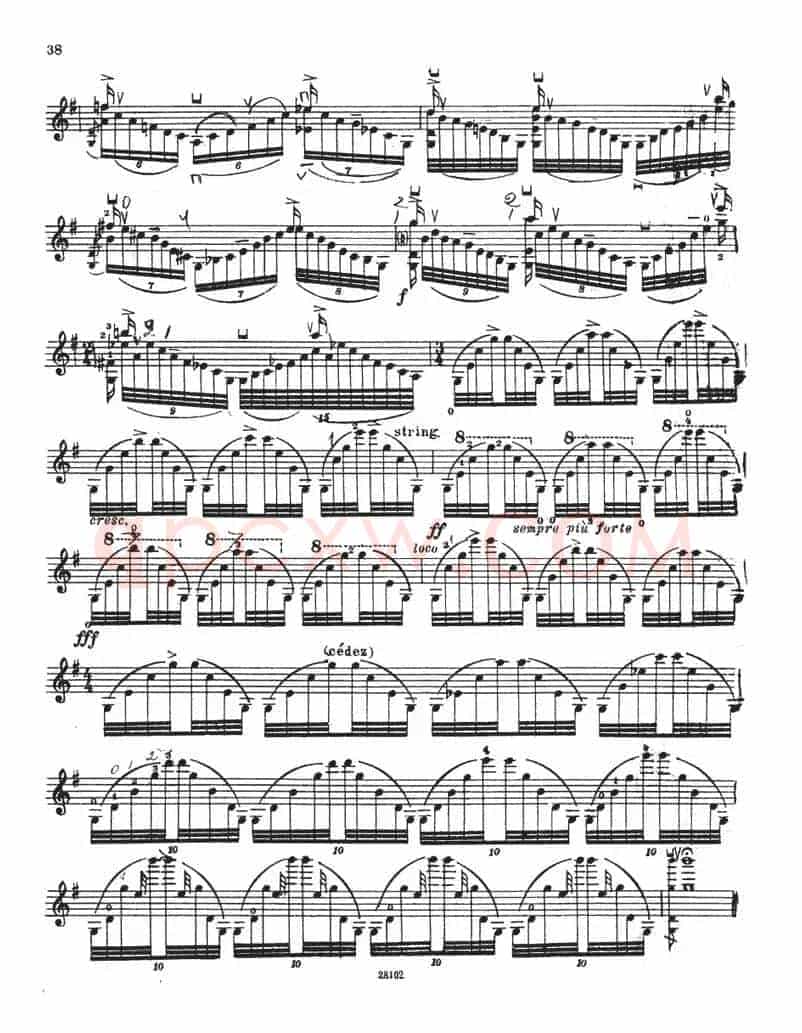 SONATE No5（伊萨伊小提琴奏鸣曲）