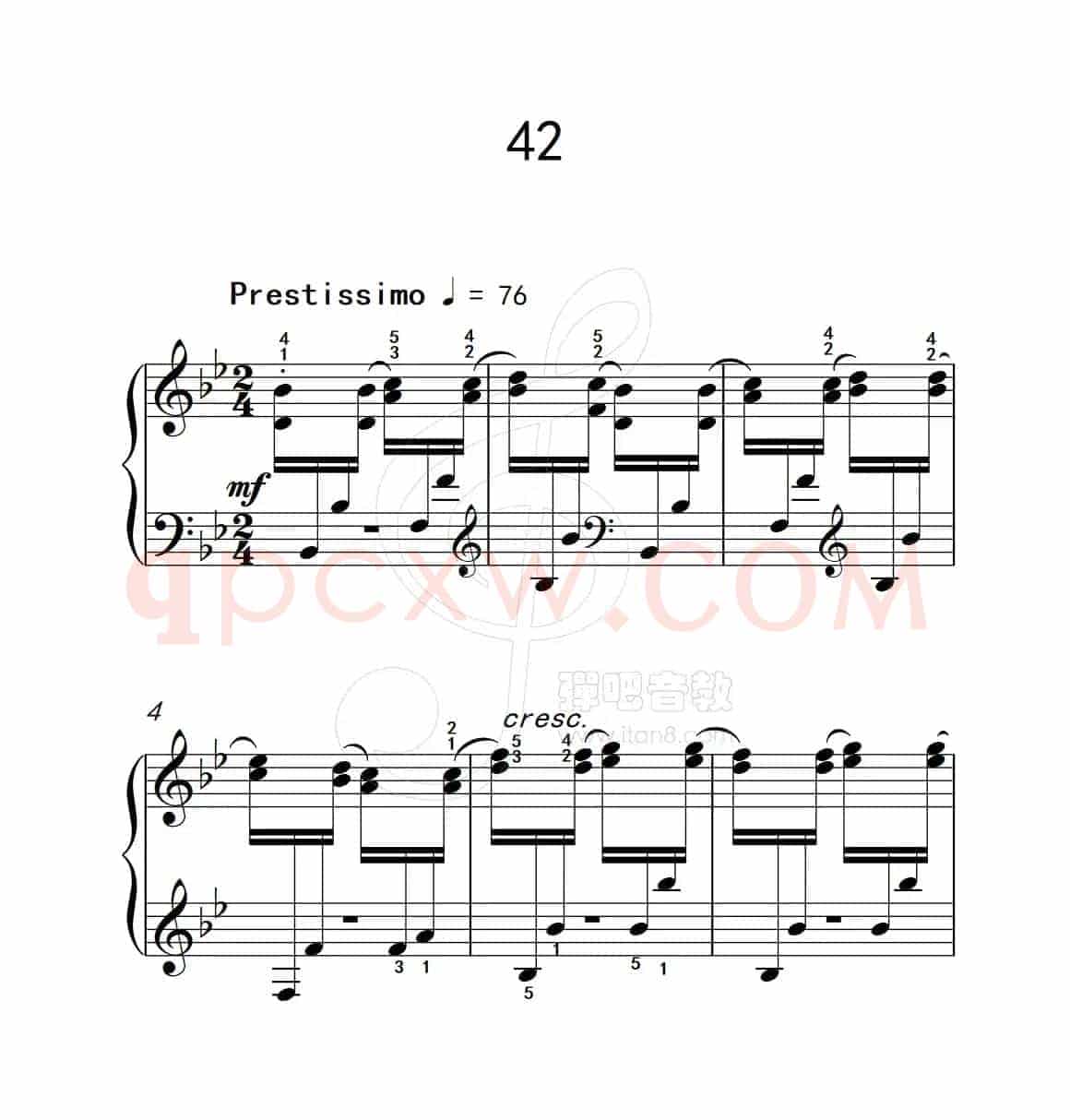 练习曲 42（克拉莫钢琴练习曲60首）