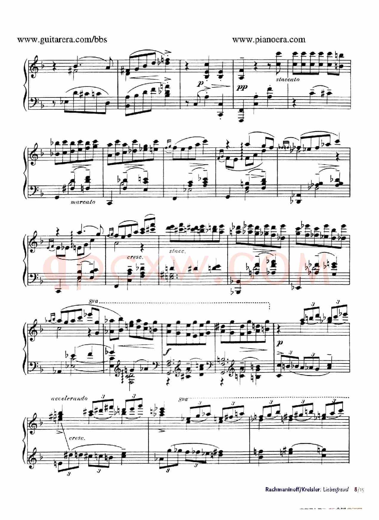 Liebesfreud(爱的喜悦)(钢琴独奏版)
