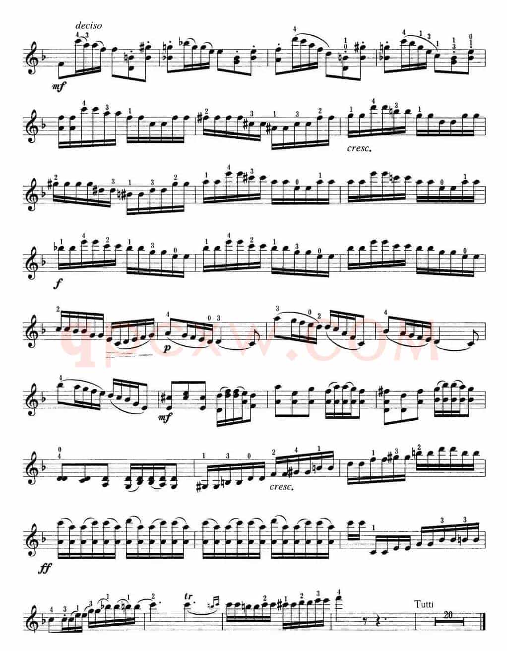 小提琴考级第五级：外国乐曲（6首）