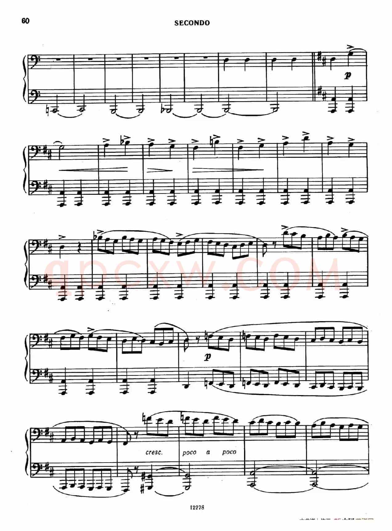 Tarantella in D Major(D大调塔兰泰拉舞曲·四手联弹)