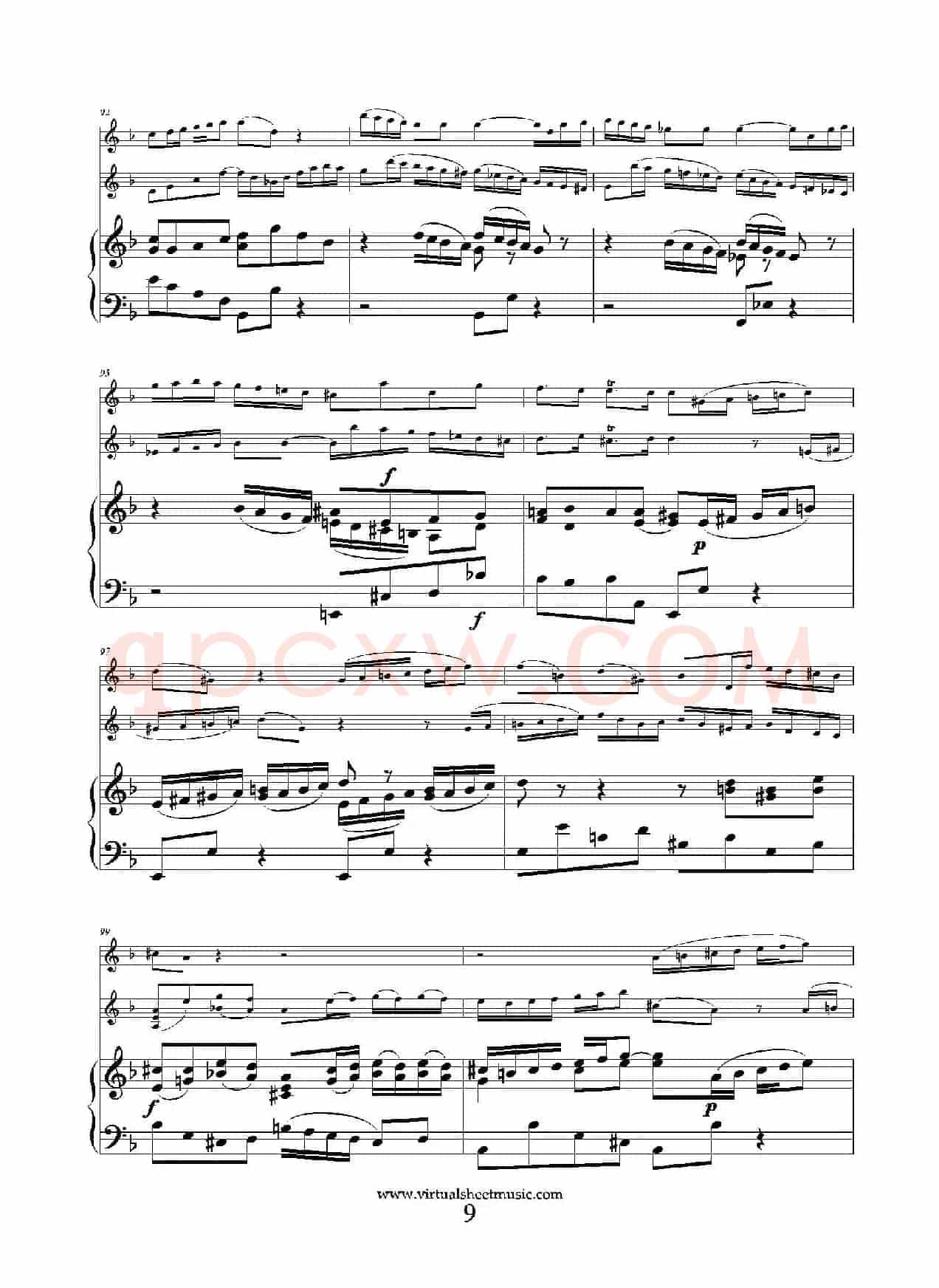Concerto in D minor（双簧管+小提琴+钢琴伴奏）