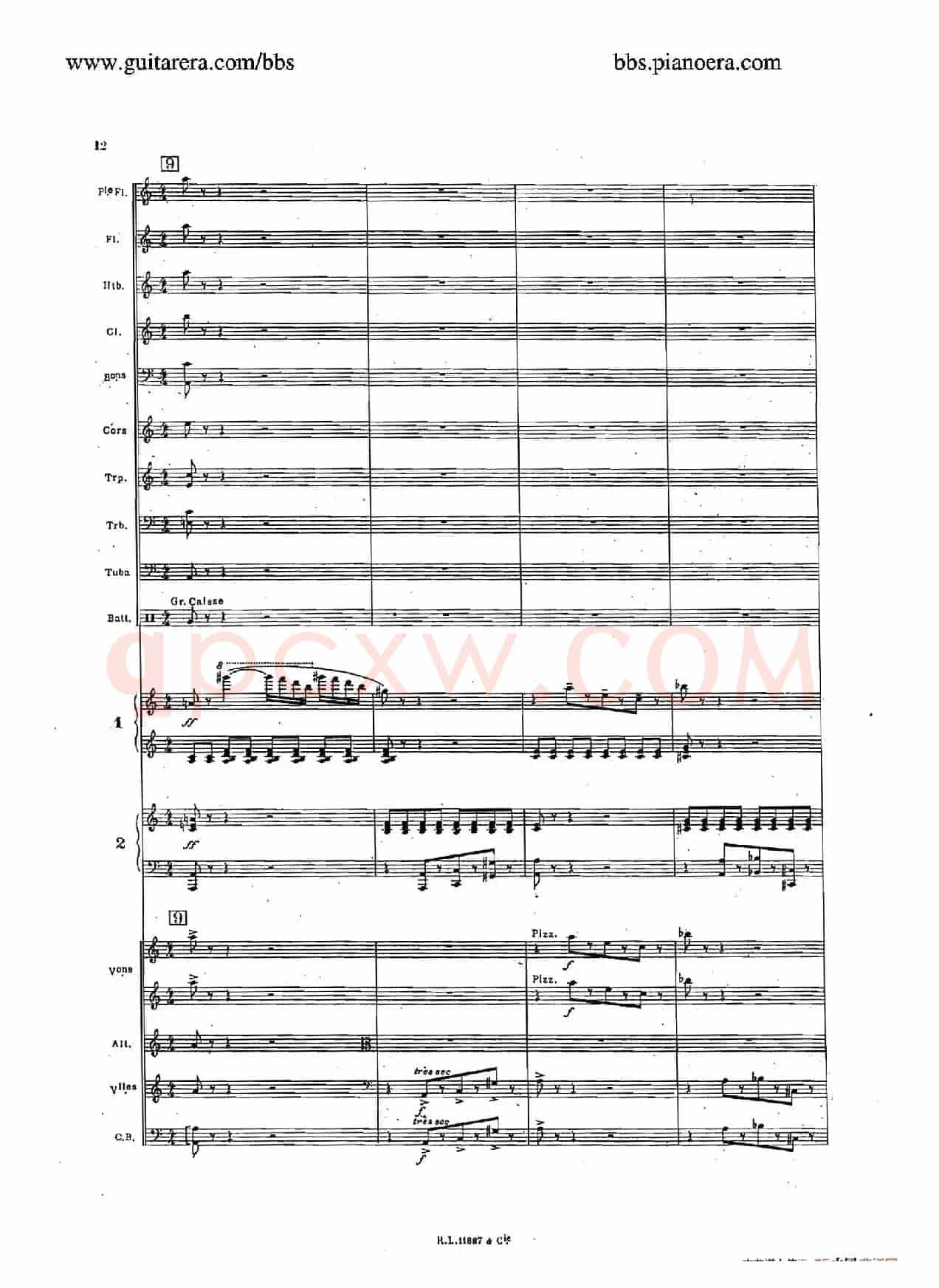 Concerto for 2 Pianos in d Minor(d小调双钢琴协奏曲·总谱)