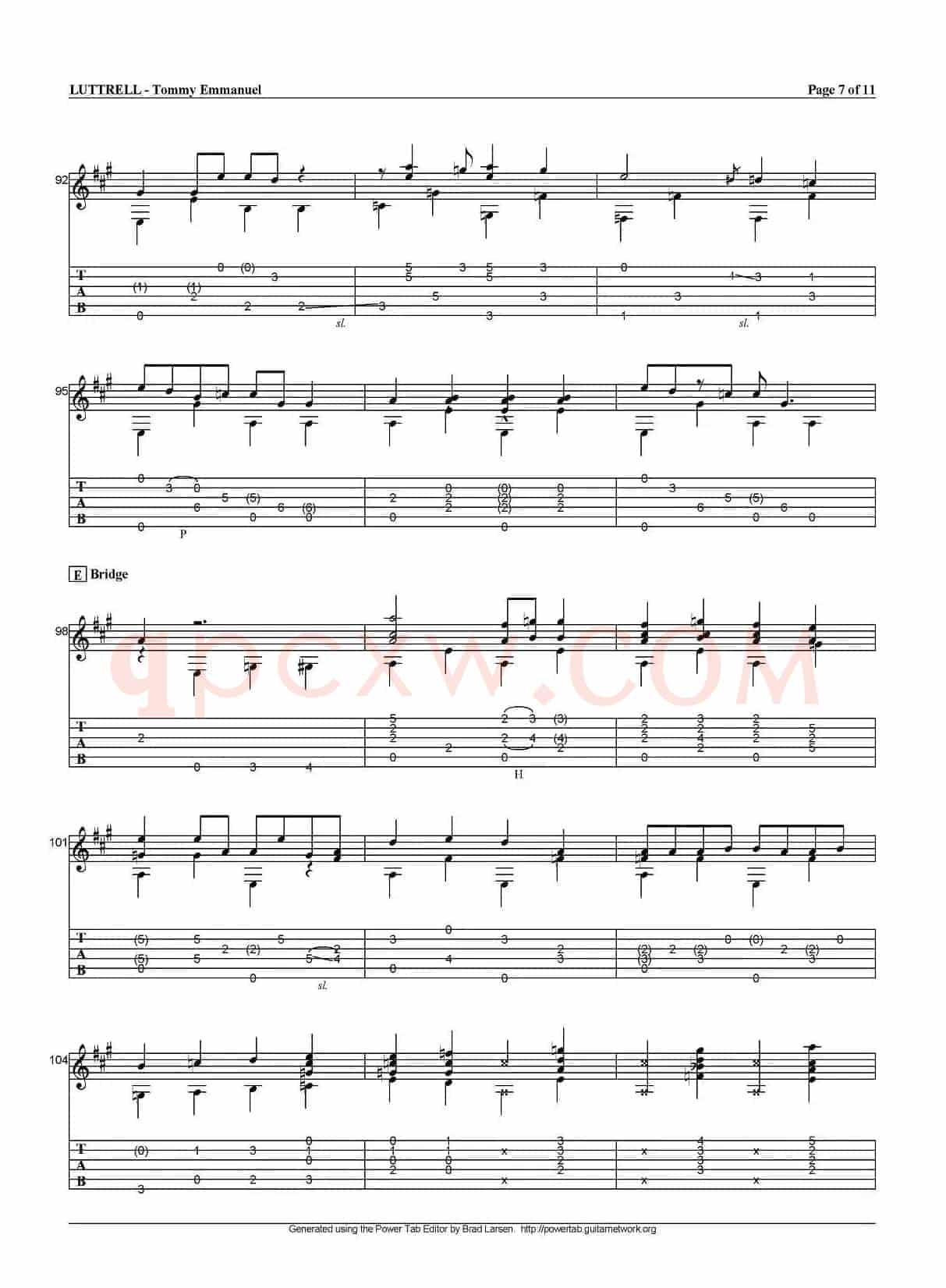 tommy emmanuel：luttrell（指弹吉他）