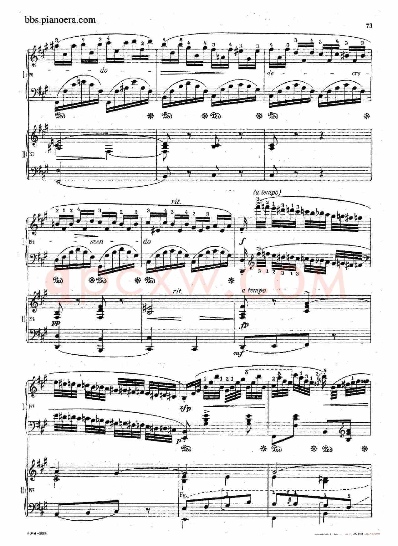 Grand Fantasy on Polish Airs Op.13(华丽的波兰民歌幻想曲·双钢琴版)
