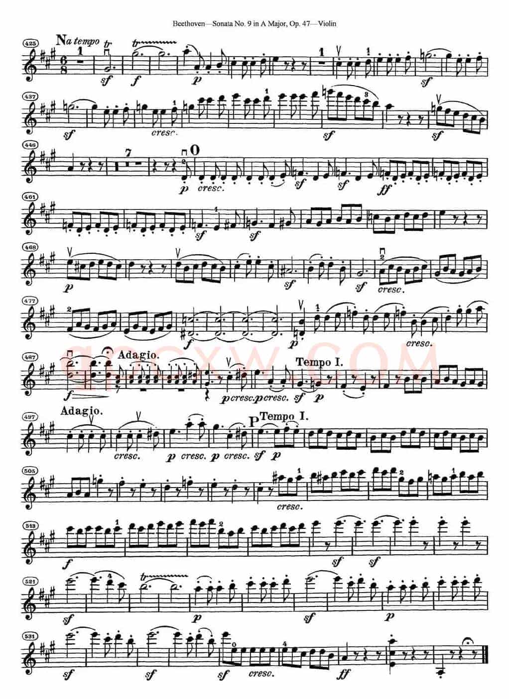 Violin Sonata No.9 in A Major Op.47