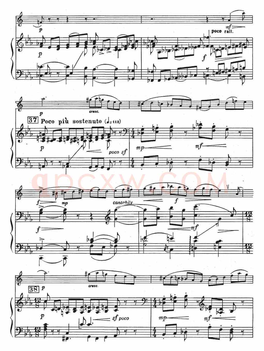 Glazunov Op.109（格拉组诺夫协奏曲Op.109）（萨克斯+钢琴伴奏）