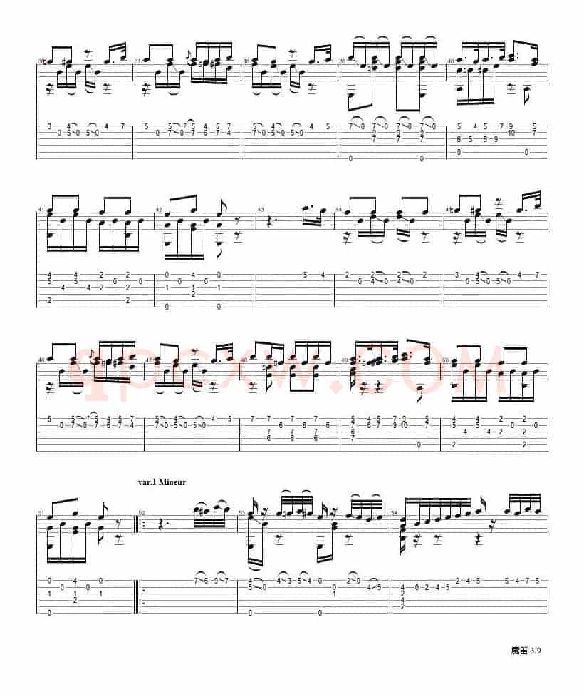 莫扎特魔笛主题变奏曲