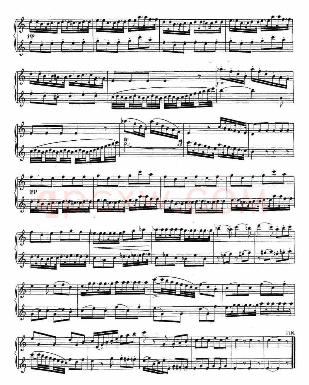 H·Klose练习曲（Quatre Duos Faciles et Concertants Pour 2 Saxophones—No.2）