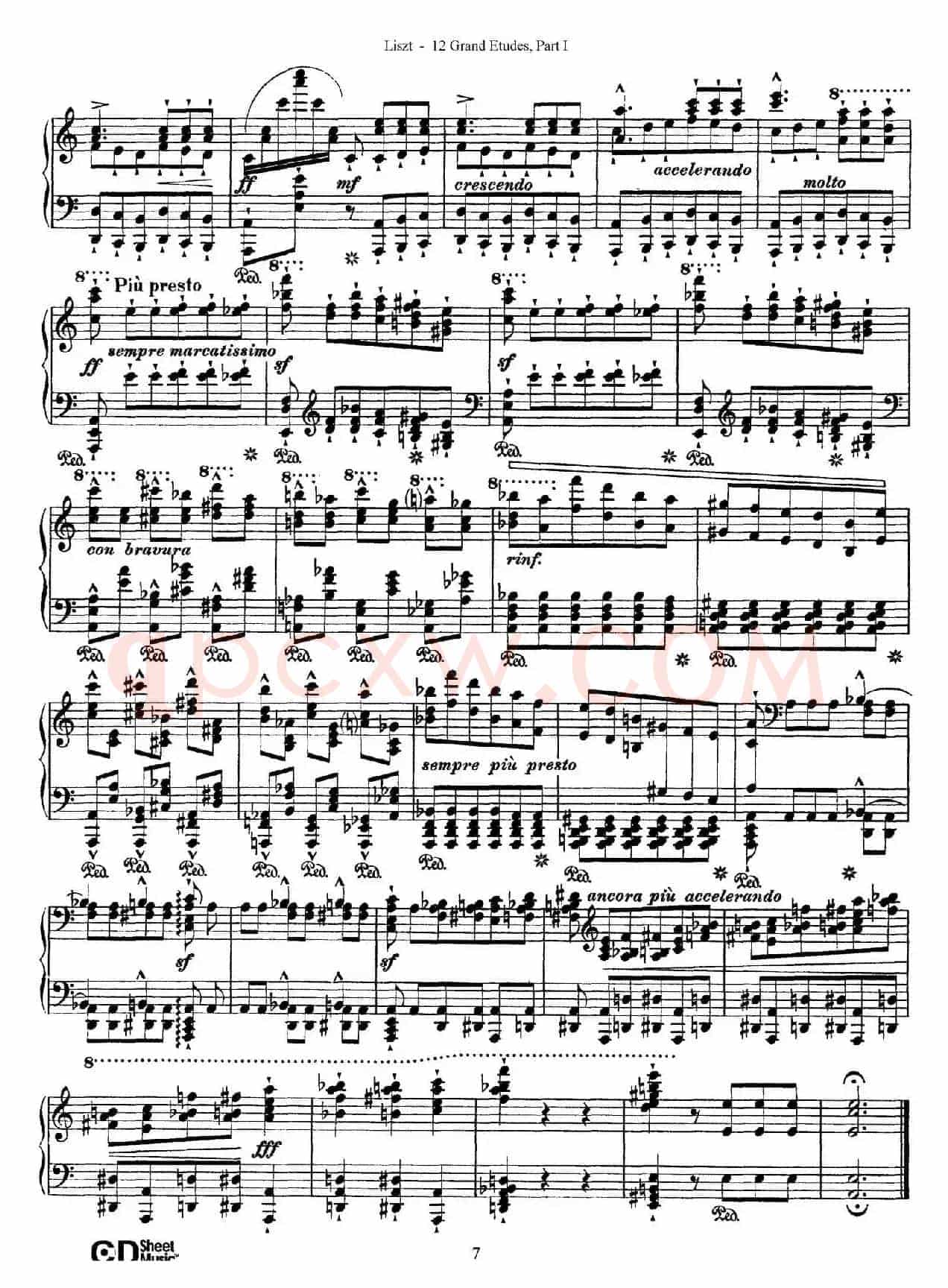 12 Grand Etudes S.137（12首华丽的练习曲·2）
