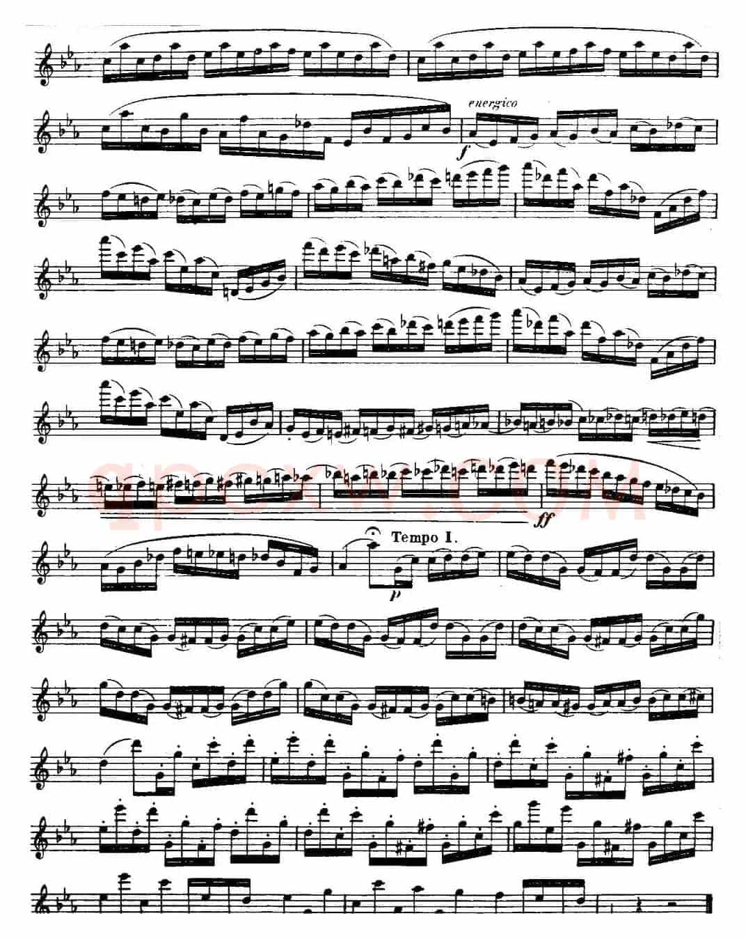 柯勒长笛练习曲作品33号（第三册）（6）
