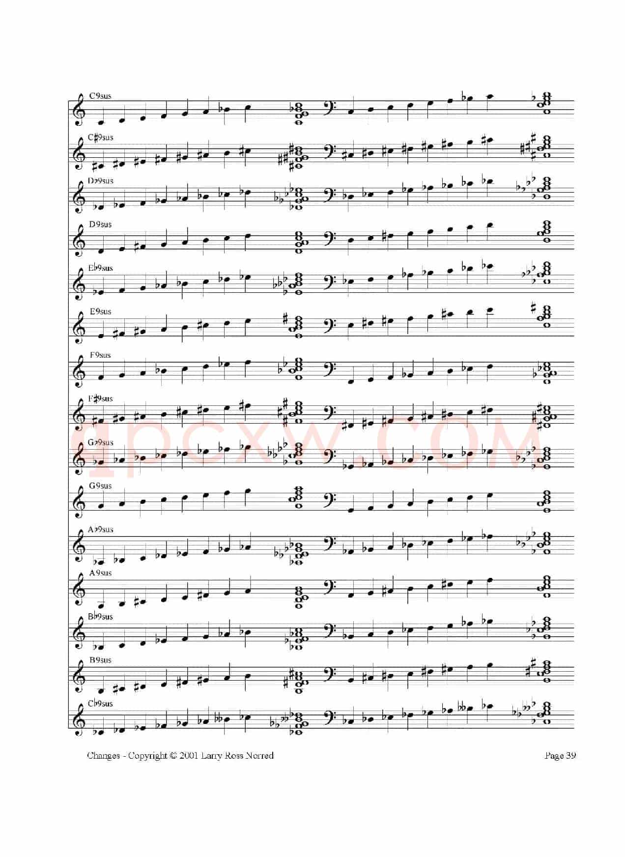 常见爵士音阶（P.21——40）