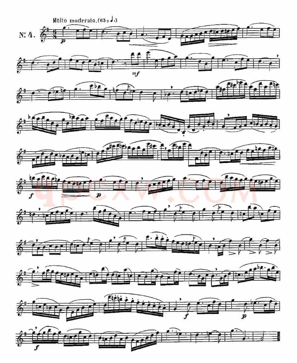 Klose Etudes Chantantes Pour Saxophone（KLOSE的15首练习曲集）