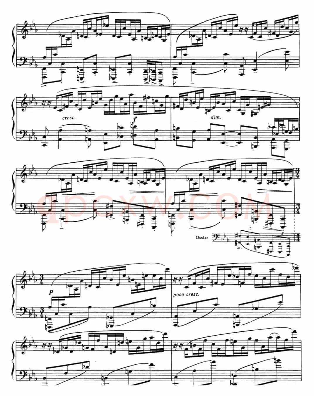 拉赫玛尼诺夫 音画练习曲9或10 Etudes tableaux Op.39 No.1