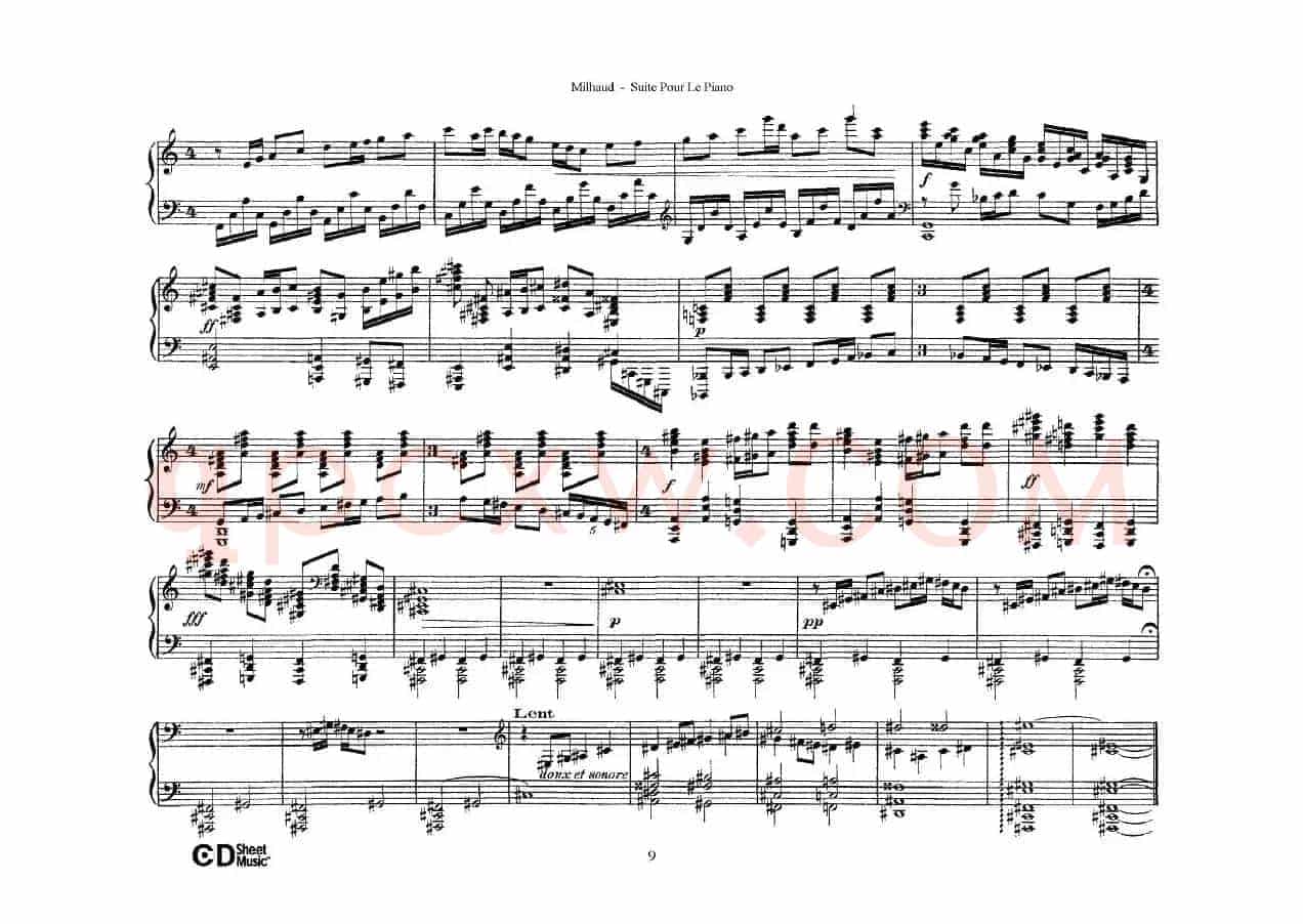 Suite Pour Le Piano Op.8（钢琴组曲·Ⅲ）