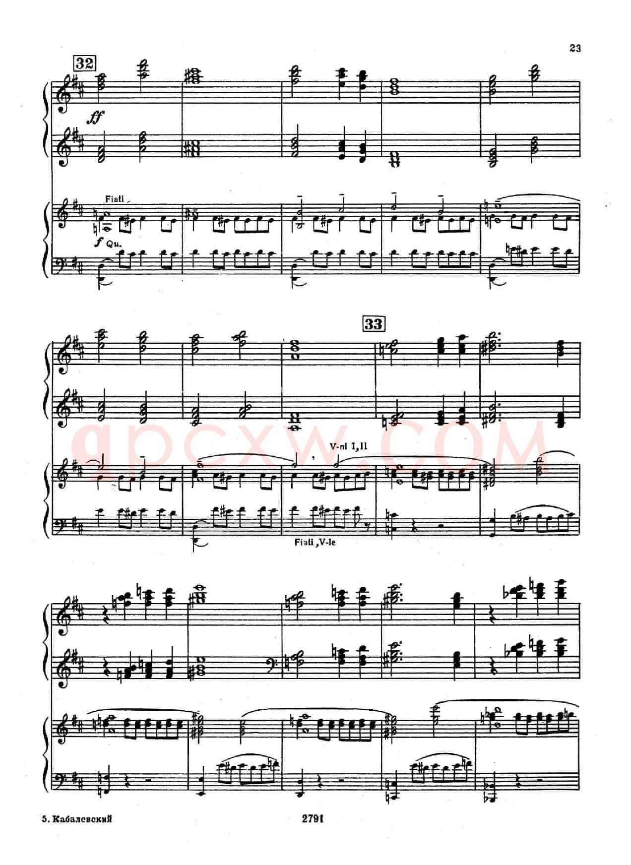 Piano Concerto No.3 in D major, Youth Op.50 - 2 pianos(D大调第三钢琴协奏曲“为青少年而作”Op.50·双钢琴)
