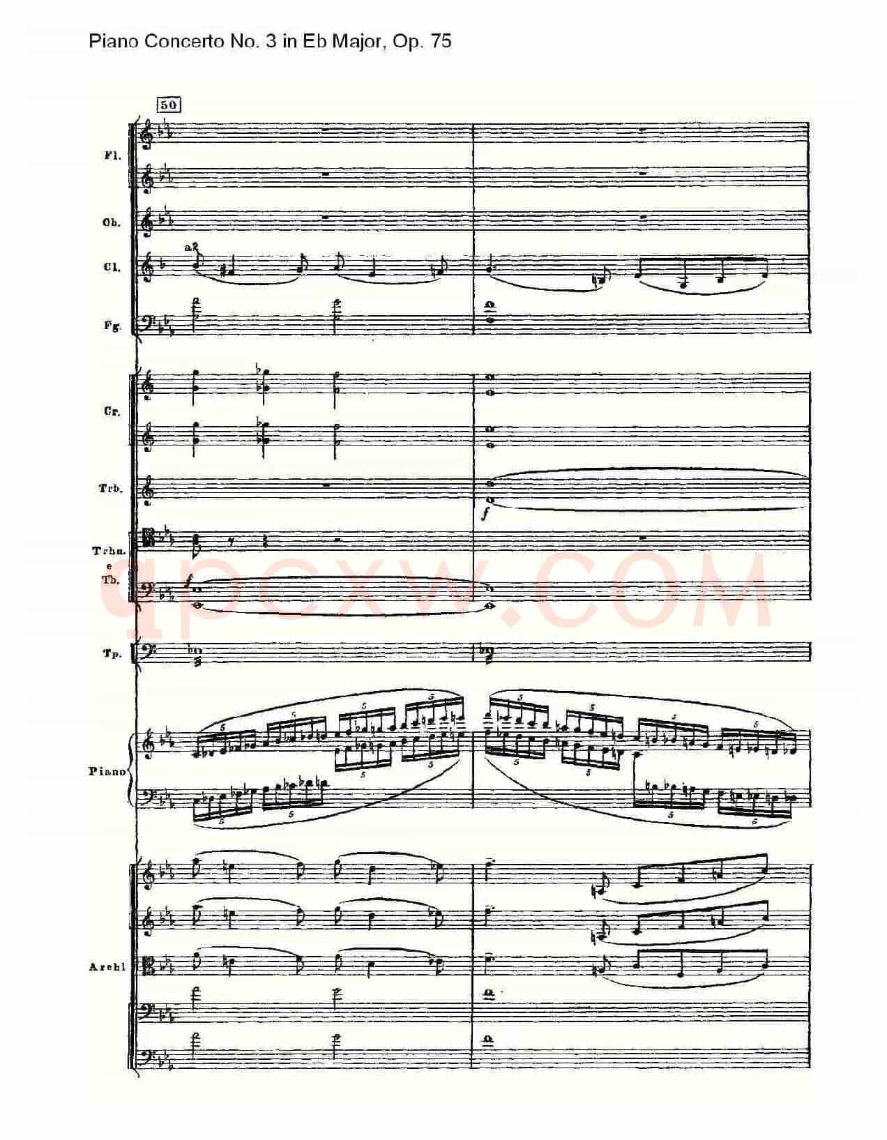 Piano Concerto No.3 in Eb Major,Op.75(Eb大调第三钢琴协奏曲)