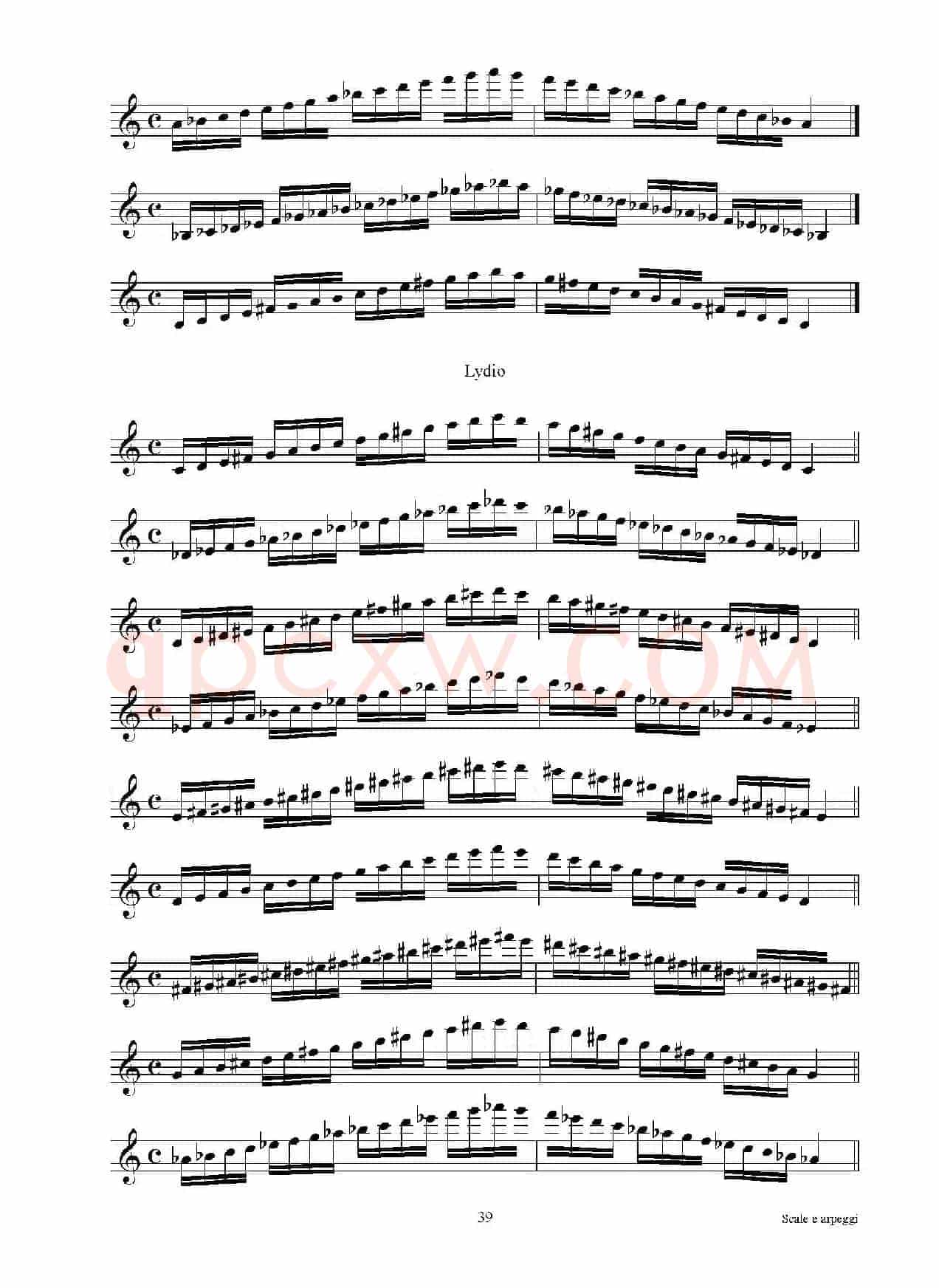 实用的萨克斯音阶练习曲集（P31——46）