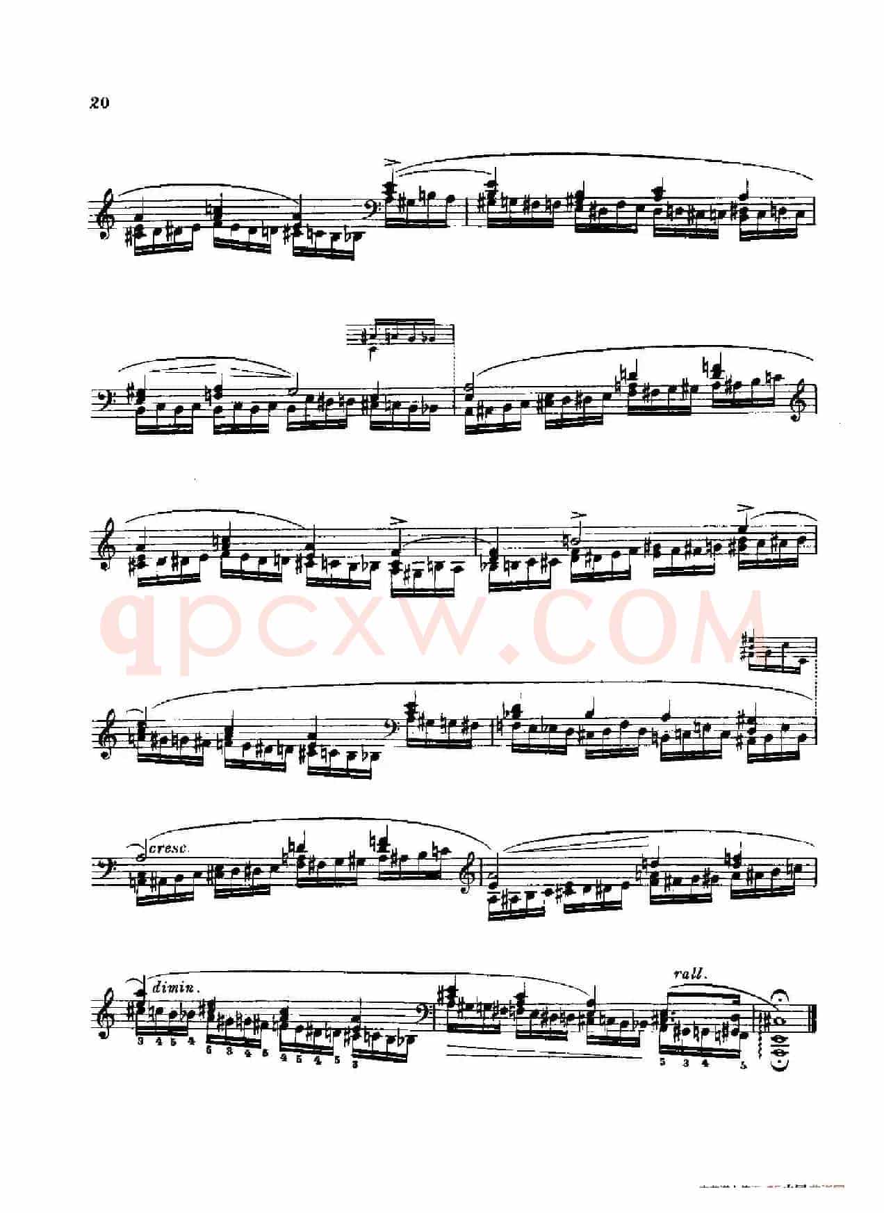 53首以肖邦练习曲为素材而作的练习曲(No.3)