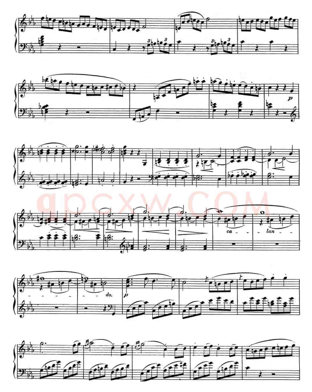 贝多芬钢琴奏鸣曲08 悲怆 C小调 Op.13 C minor