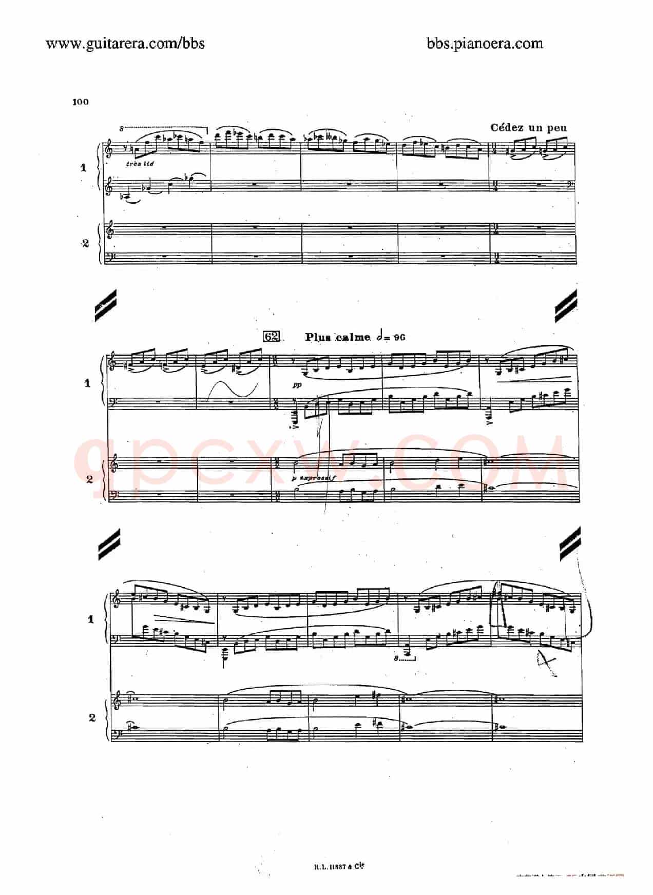 Concerto for 2 Pianos in d Minor(d小调双钢琴协奏曲·总谱)