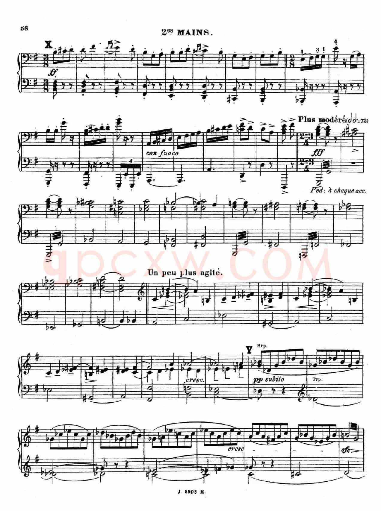 Symphony on a French Mountain Air Op.25(法国山歌交响曲·双钢琴·Ⅲ)