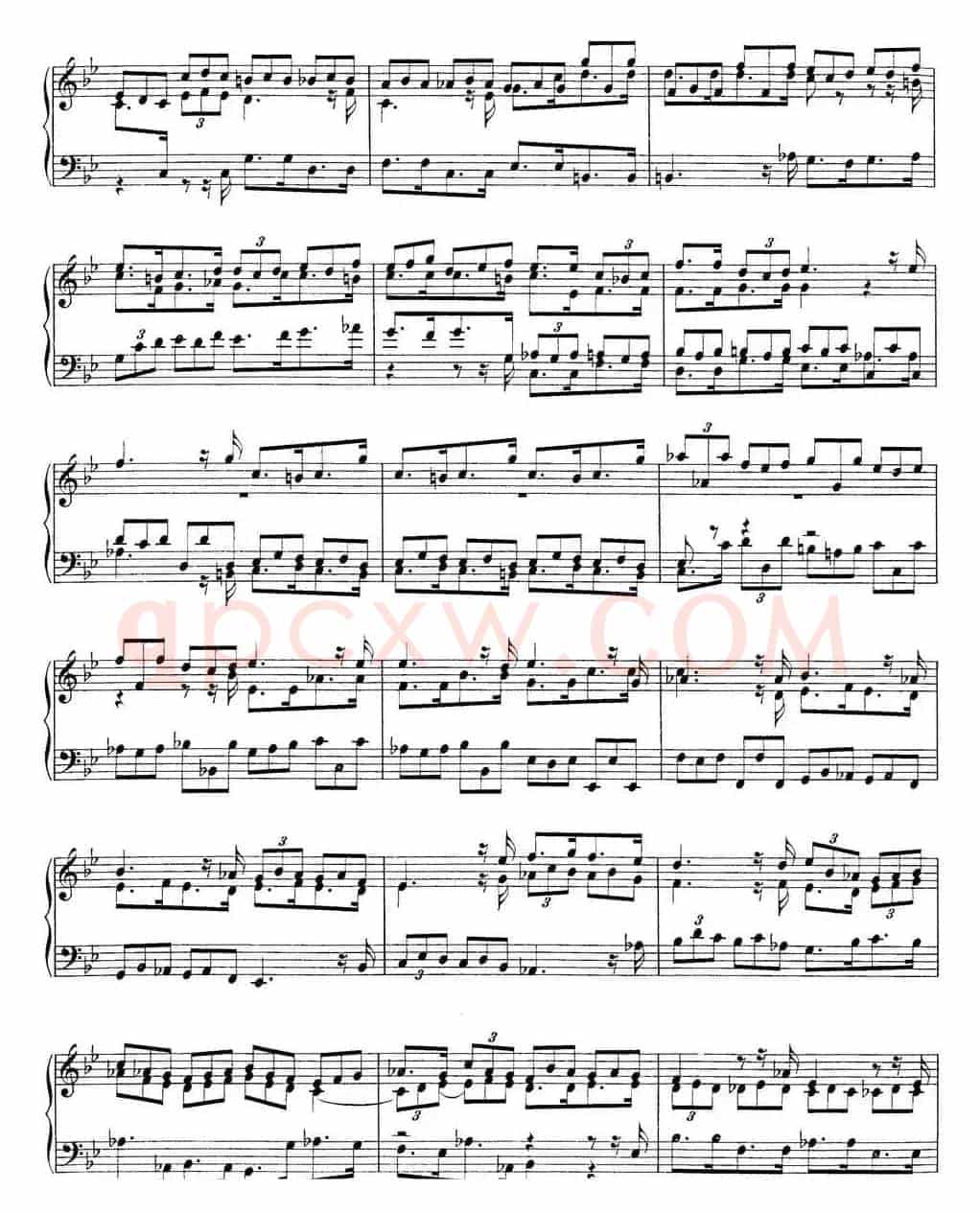 Toccata BWV 915(7首托卡塔·No.6 g小调)