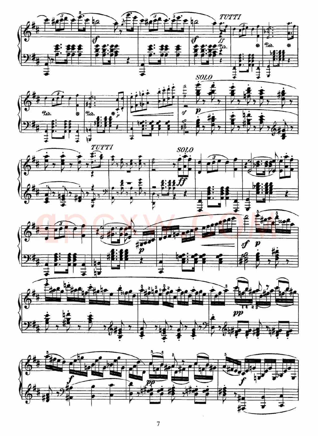 Capriccio Brillante in B Major Op.22(B大调华丽随想曲·钢琴独奏)