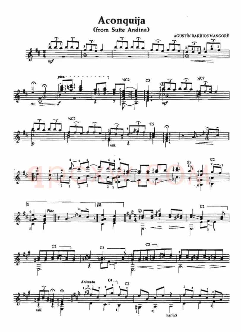 Aconquija(古典吉他)