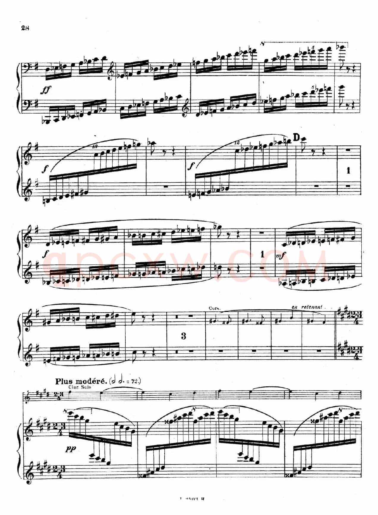 Symphony on a French Mountain Air Op.25(法国山歌交响曲·钢琴独奏·Ⅲ)
