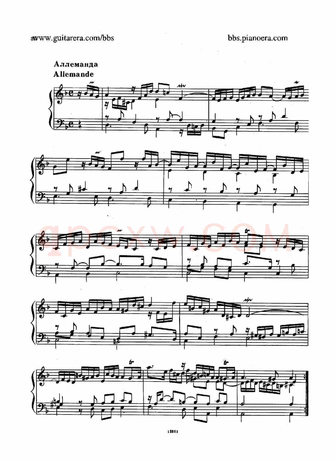 Suite No.3 in d Minor HWV 428(d小调第三组曲)