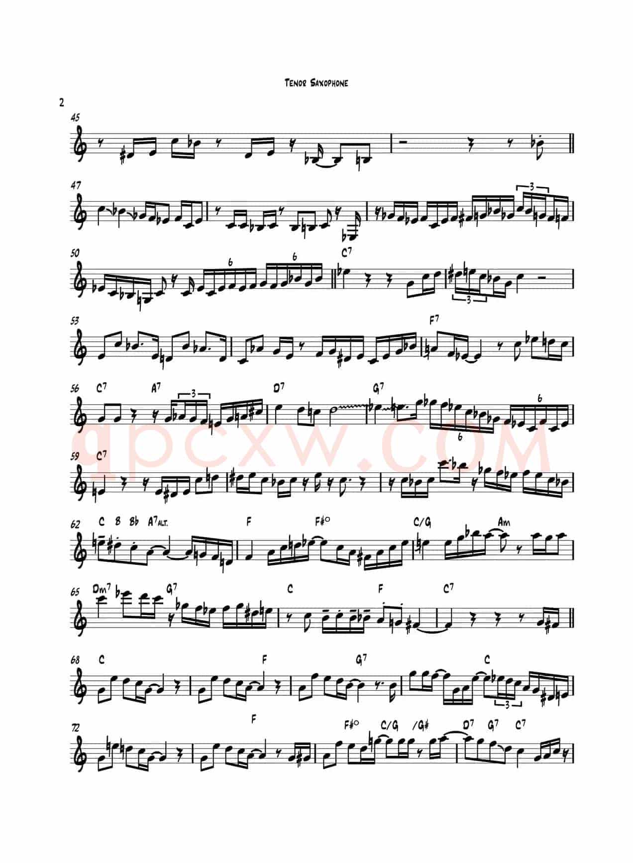 Jingle Bells（次中音萨克斯）