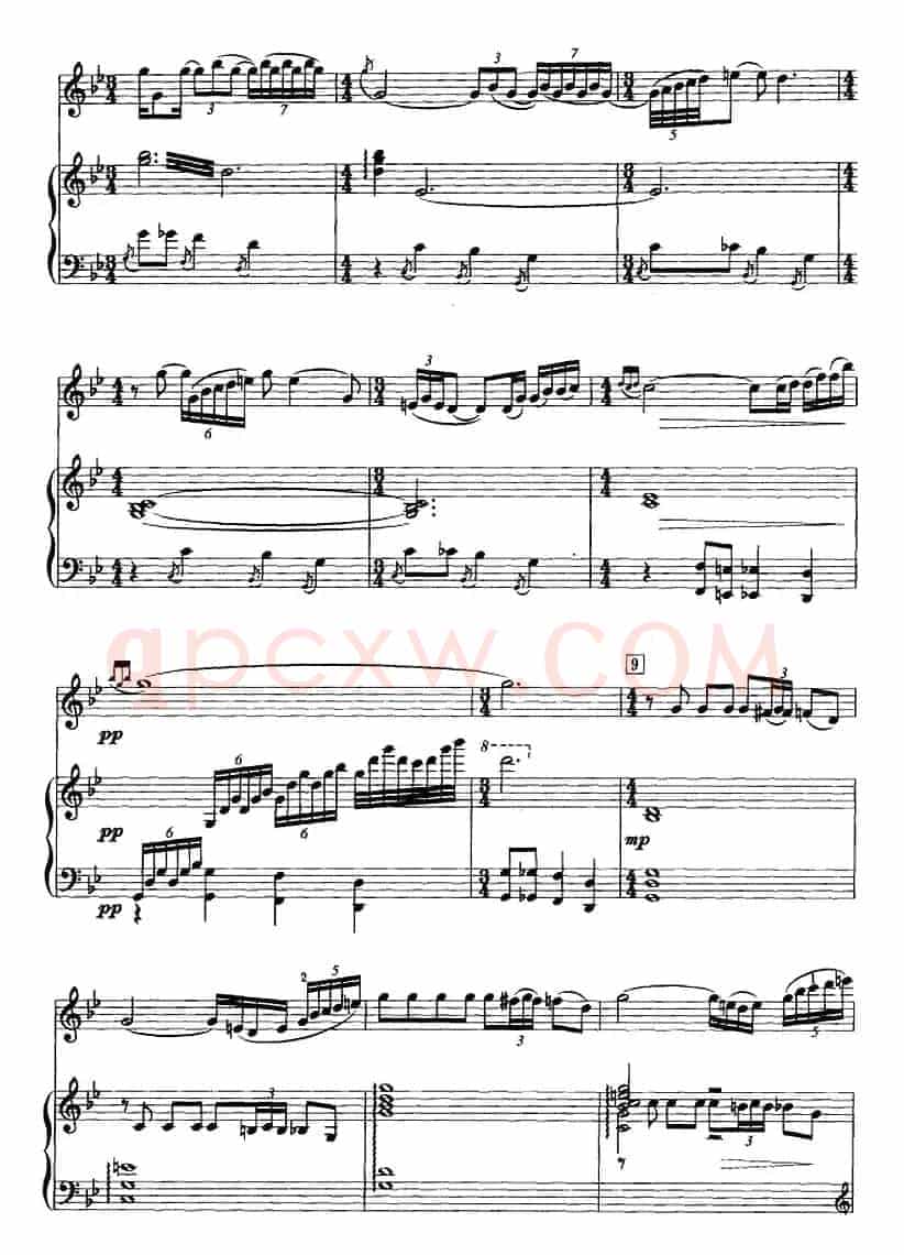 第一二胡协奏曲：第二乐章（二胡+钢琴伴奏）