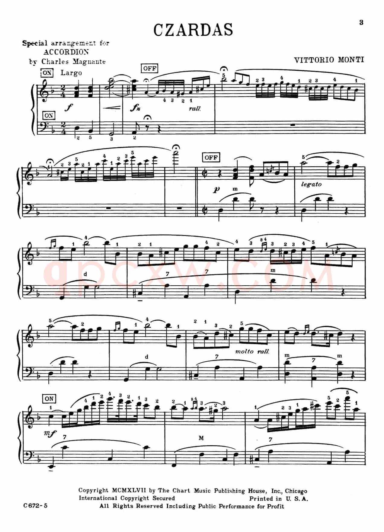 Czardas（查尔达什）（马格南特改编版）