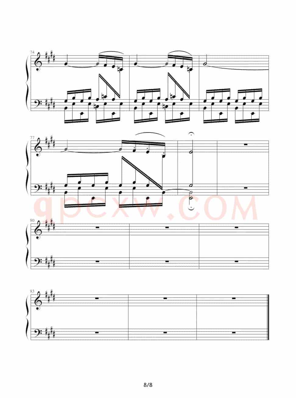 Chopin.肖邦 练习曲 Op.10 No.3 离别曲