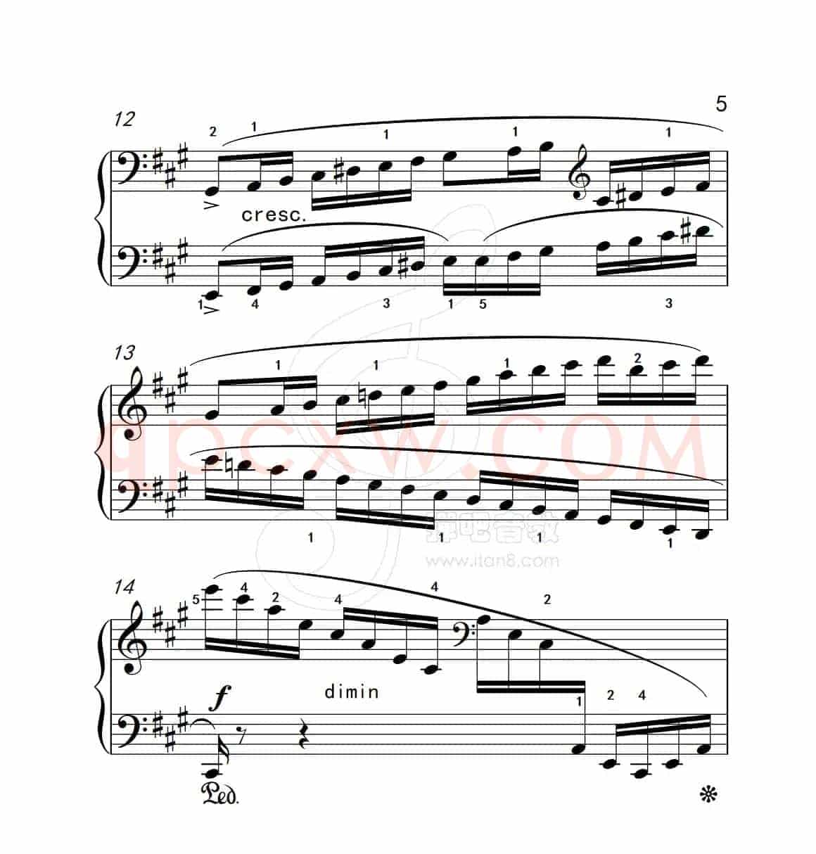 练习曲 4（克拉莫钢琴练习曲60首）