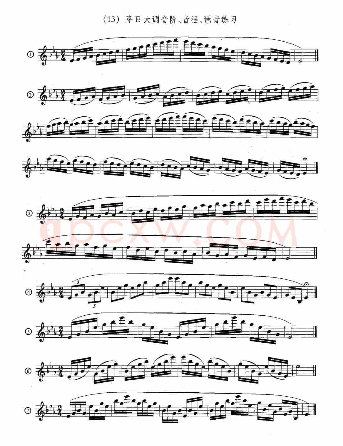 萨克斯练习曲合集（5—33）日常基础练习