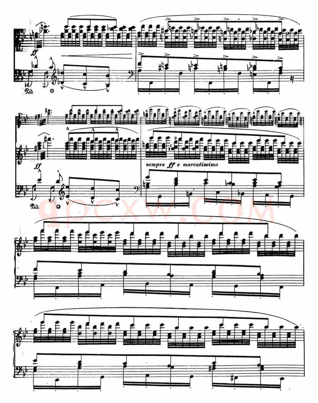 6首帕格尼尼大练习曲（Tremolo Etude Nr.1）