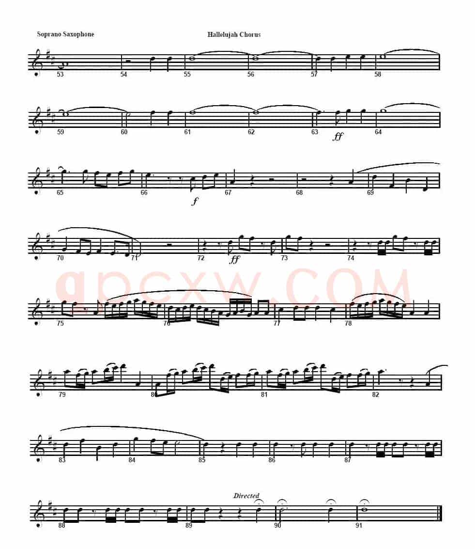 HALLELUJAH CHORUS（哈利路亚）