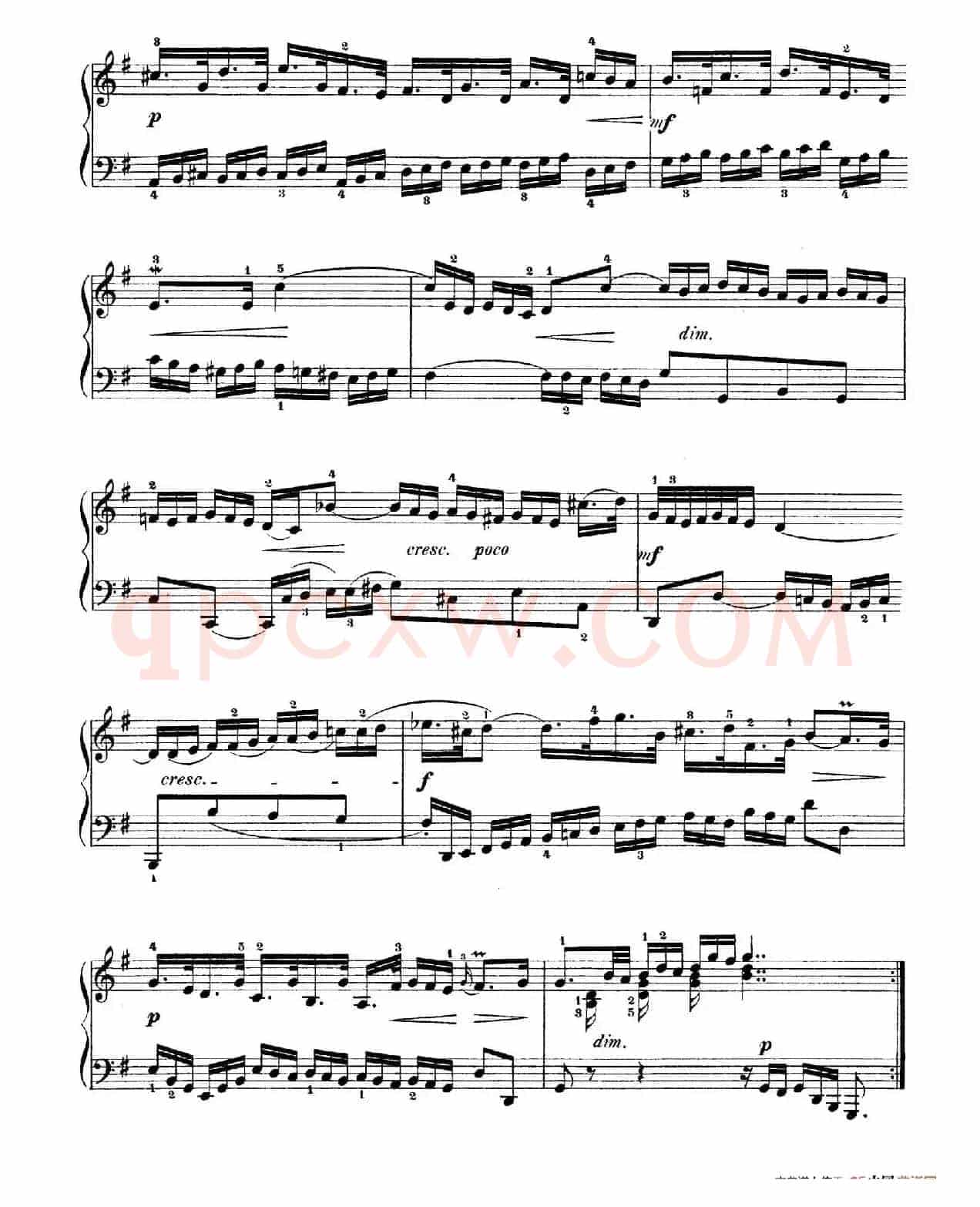 Six Partitas BWV 825-830(6首帕蒂塔·5)