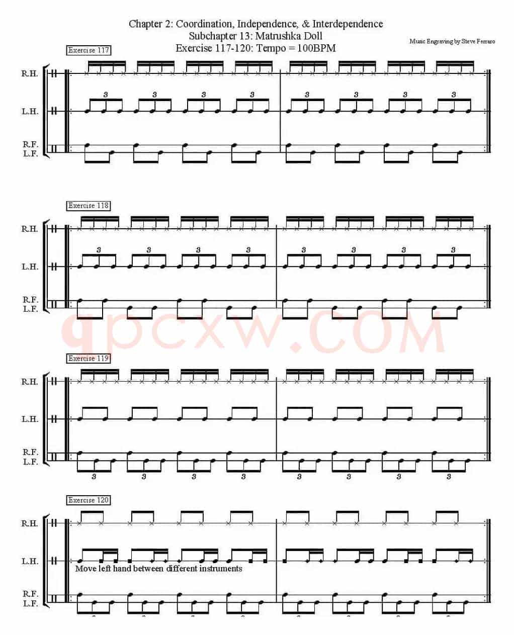 Thomas Lang - Creative Coordination（架子鼓双踩教程P51-75）