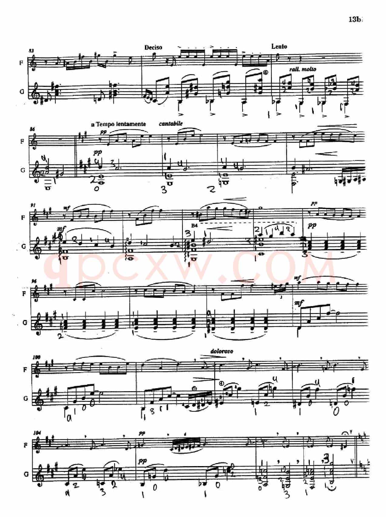 Histoire du Tango：3、Nightclub 1960（长笛+吉他）