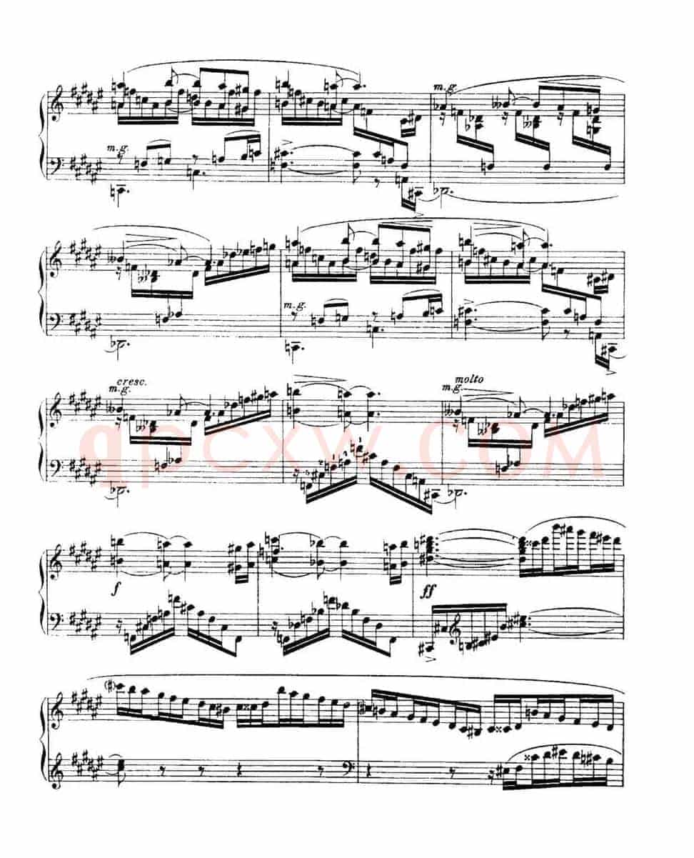 福雷13首船歌：Barcarolle No·3 in G-flat, Op·42