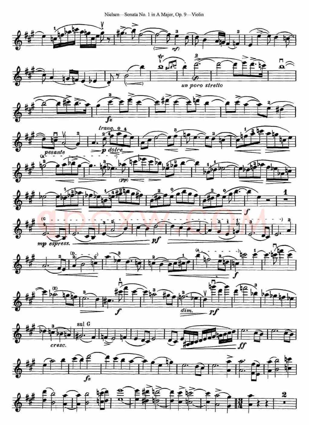 Violin Sonata No.1 in A Major Op.9